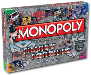 Monopoly Transformers Retro Edition